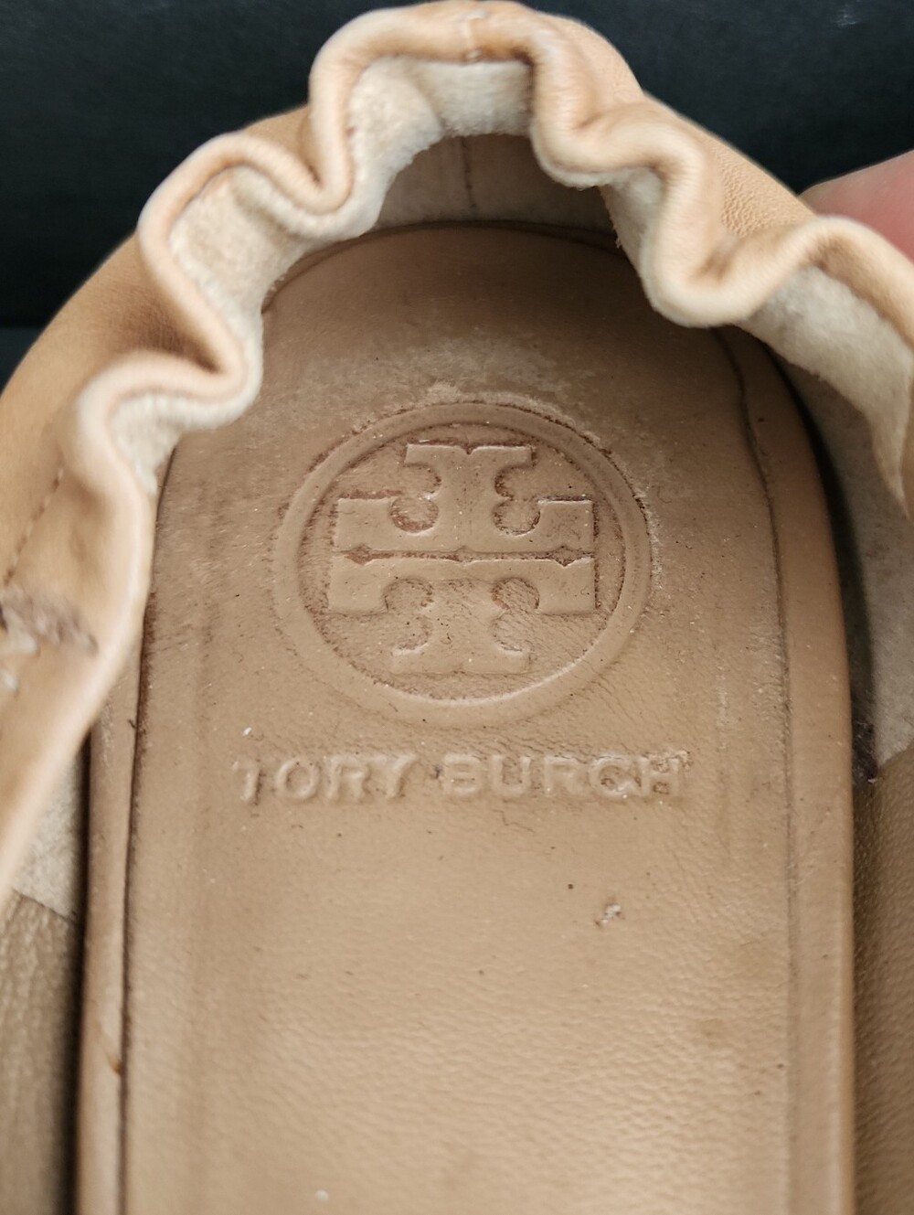 Tory Burch Flats Nude/peach Flat Shoes Size 10.5M - Picture 3 of 6
